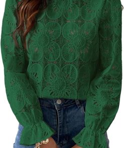 Crochet Lace Embroidered Blouse CH7