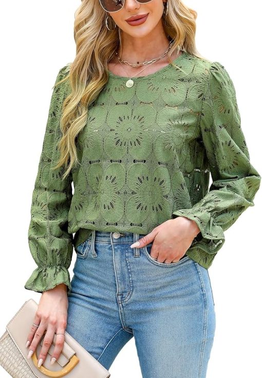 Dressy Hollow Out Top CH5