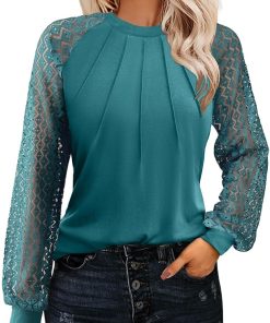 Fashion Lace Long Sleeve Top CH27