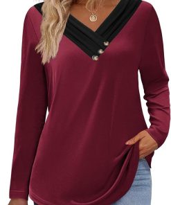 Fashion V Neck Shirt CH21