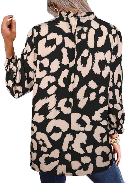 Polka Dot Long Sleeve Blouse CH16 - Image 2