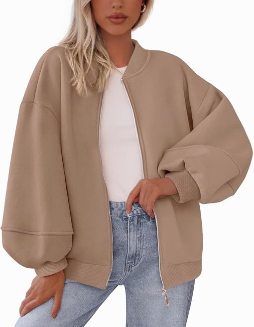 Oversized Zip Up Jacket CH38