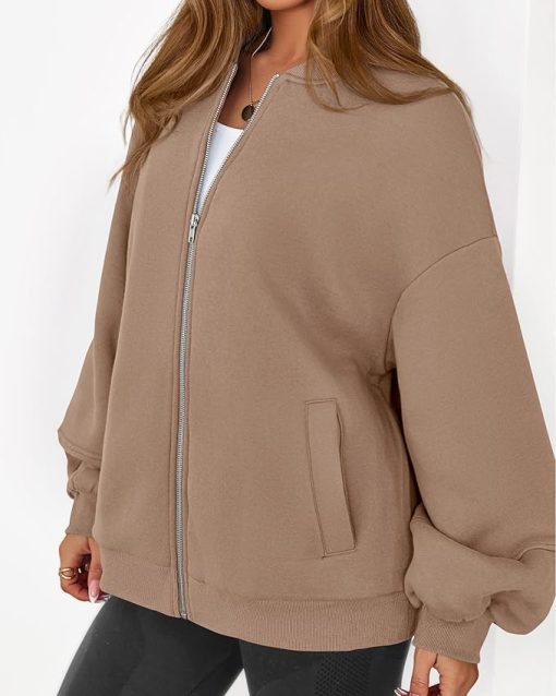 Oversized Zip Up Jacket CH38 - Image 2