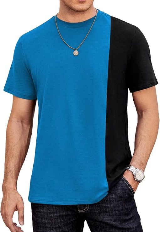 Short Sleeve Color Block Tee CH50