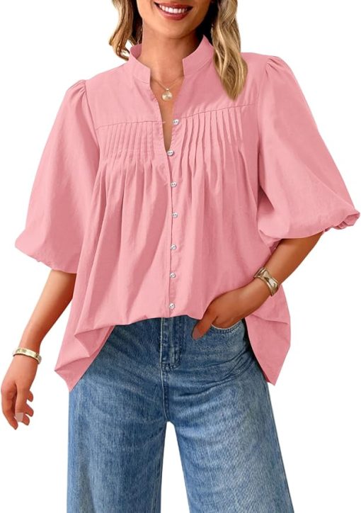 Trendy Button Down Shirt CH11