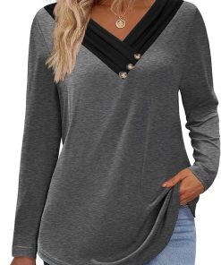 Women's Fall Tunics Long Sleeve Top CH20