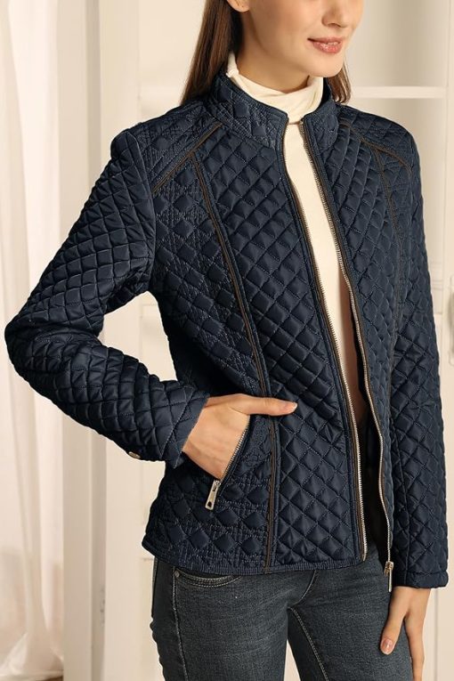 Women's Stand Collar Jacket CH40 - Image 2