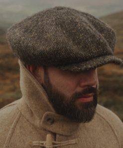 Eight Piece Fashion Brown Wool Newsboy Cap