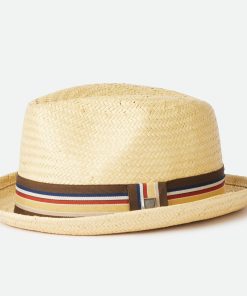 Old-World Straw Fedora-Tan