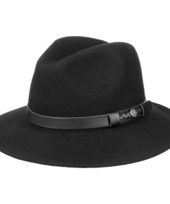 Old-World Wool Felt Traveller Fedora Hat