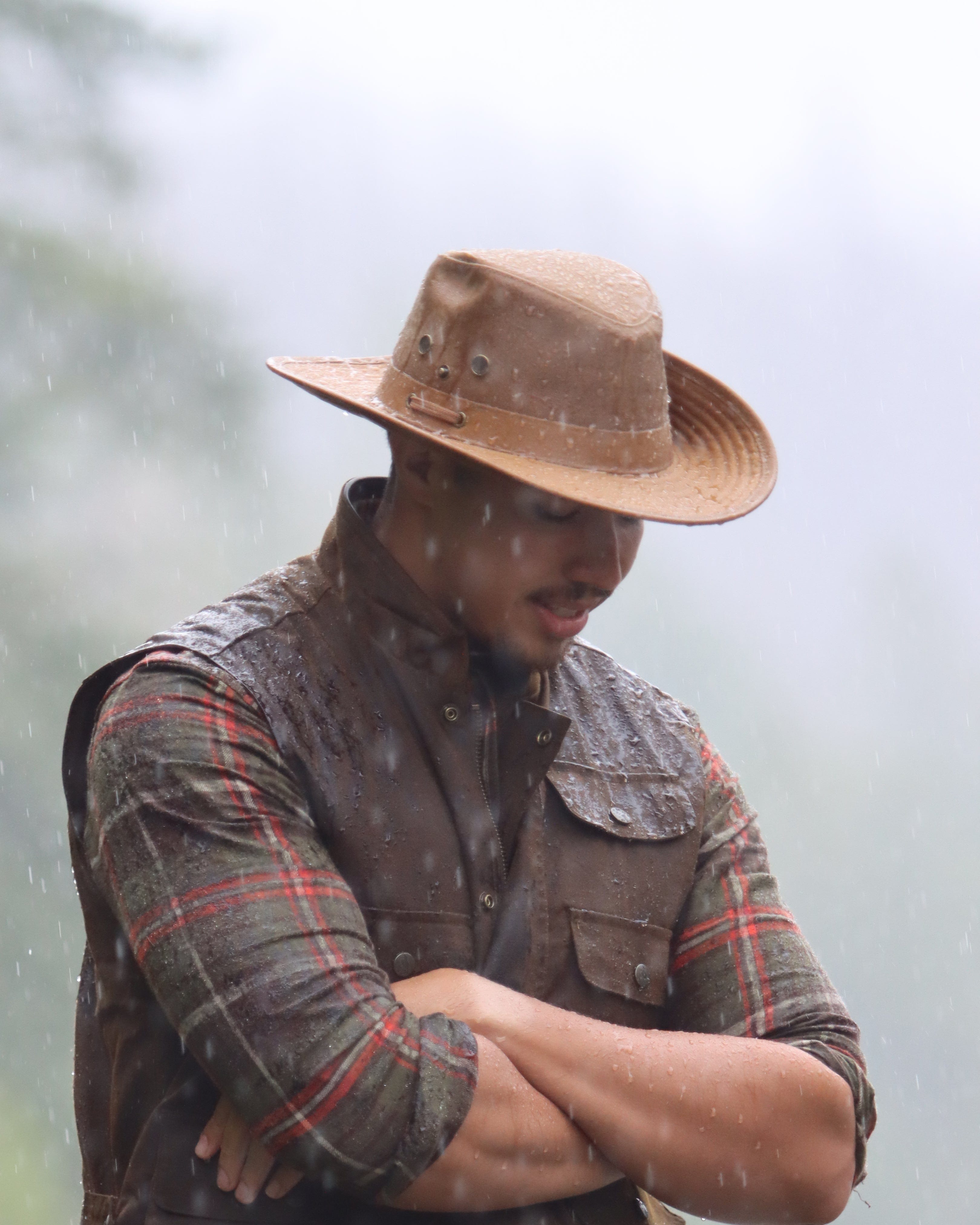 River Guide Oilskin Hat - Image 4