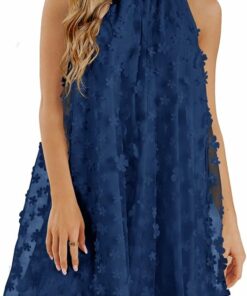 Cocktail Halter Swing Dress CH37