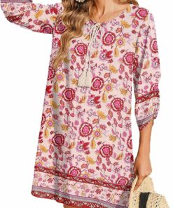 Pinky Beach Summer Dress CH17