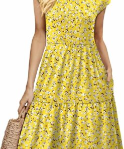 Yellow Babydoll Summer Dress CH11