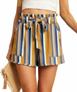 Yellow Stripe Lightweight Shorts CH42