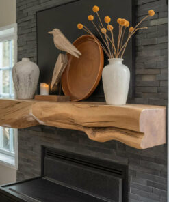 Natural Mantel Shelf For Fireplace Or Entryway