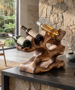 Rustic Wine Rack For Kitchen Island Rustic Feature