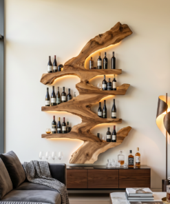Handcrafted Wine Stand For Kitchen Wine Bottle Rack