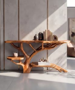 Farmhouse Solid Wood Console Table