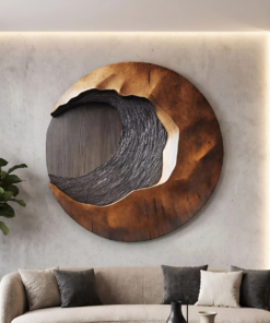 Handcrafted 3D Wood Wall Art For Entryway Focal Point