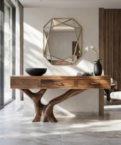 Farmhouse Live Edge Entryway Table