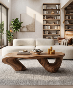 Handcrafted Low Table For Functional Room Setup