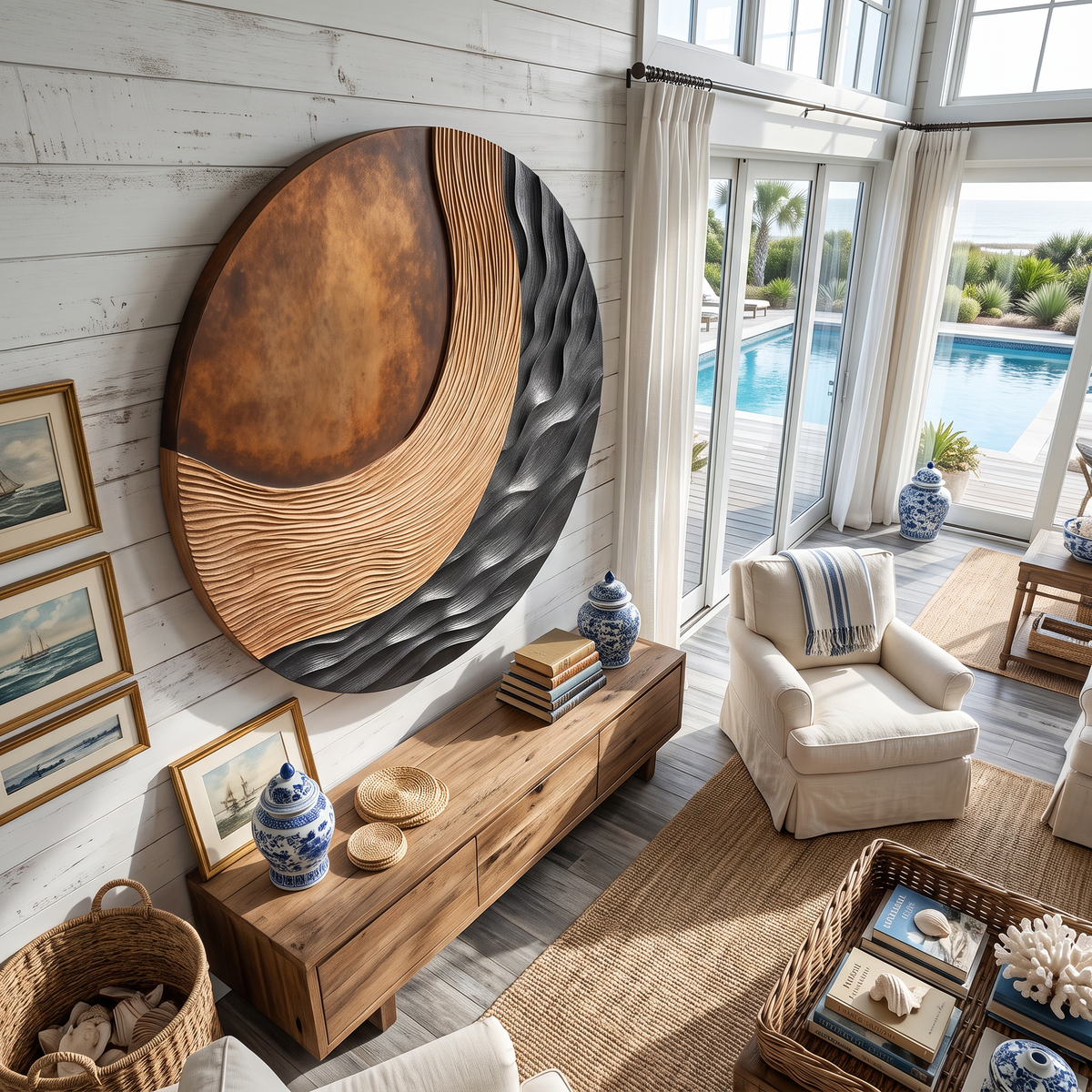 Farmhouse 3D Wood Wall Art For Bedroom Rustic Ambience - Image 3