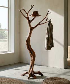 Arboren Sculpted Solid Wood Tree Coat Rack