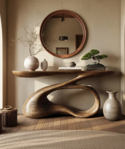 Aurelin Drift Solid Wood Console Table