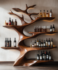 Elarion Sculptural Tree Wine Rack