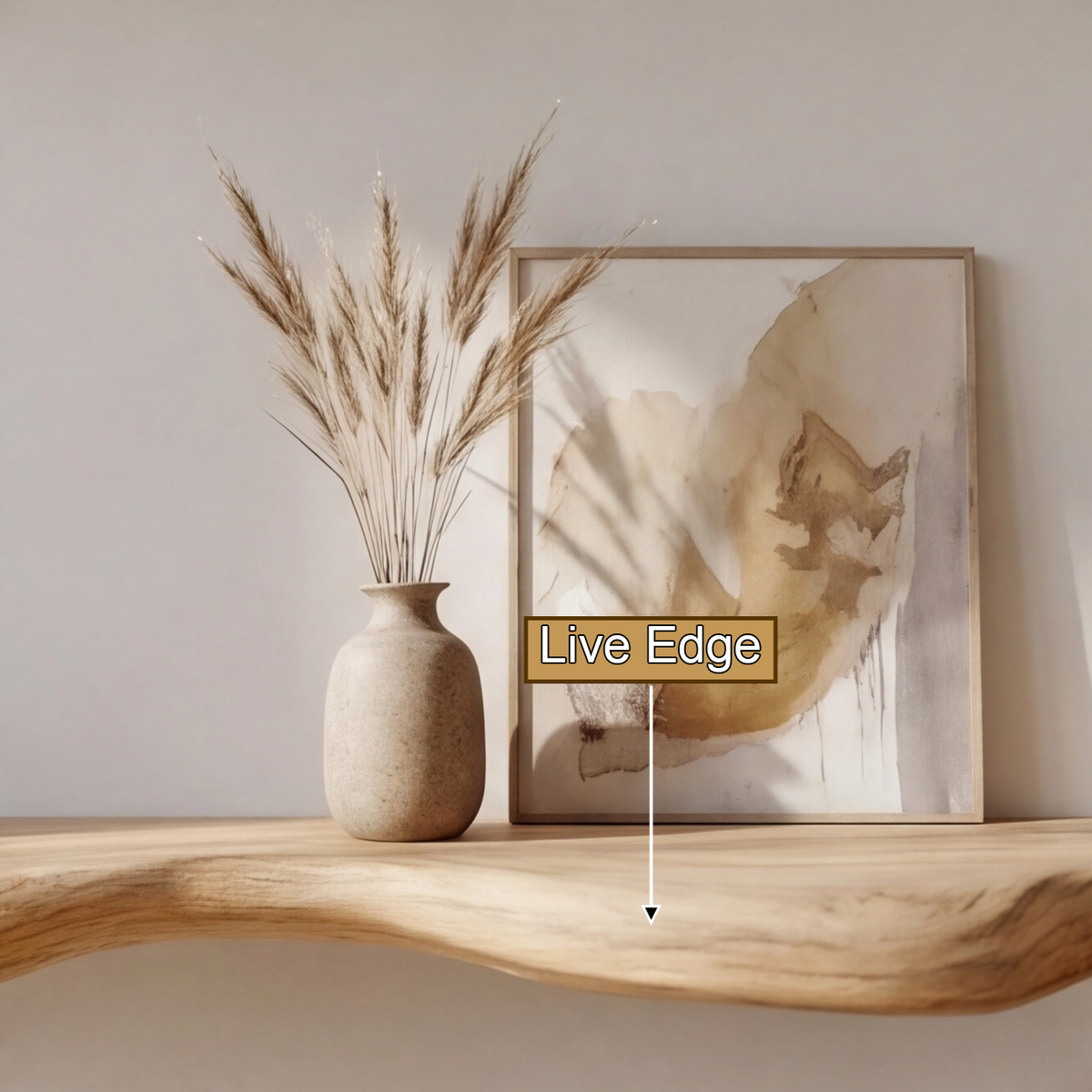Elarwood Sculpted Solid Wood Tree Bookshelf - Image 4