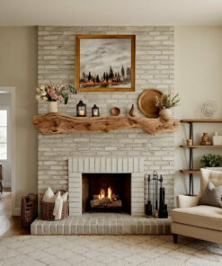 Rustic Interior Design Fireplace Wood Paneling In Living Room And Family Room