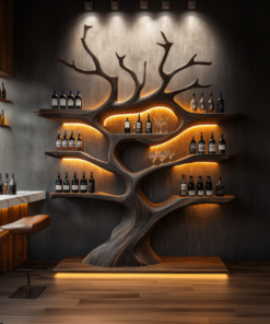 Noctavine Illuminated Tree Wine Rack