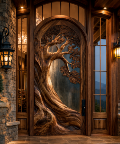 Oakhollow Handcrafted Solid Wood Single Door