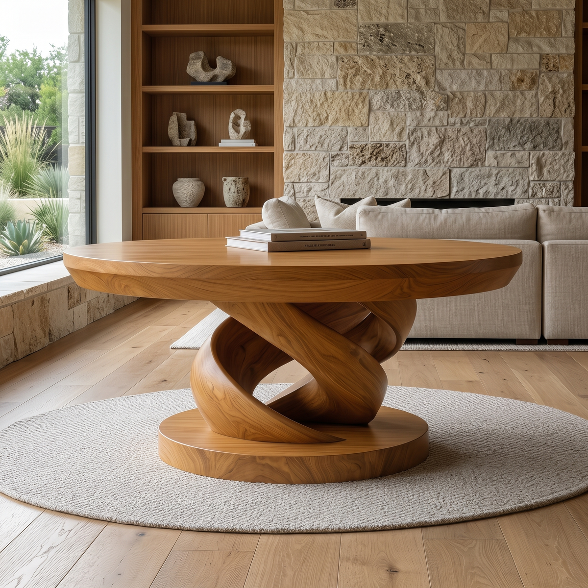 Virella Handcrafted Solid Wood Coffee Table SPA925789 - Image 3