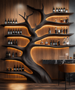 Velmora Illuminated Tree Wine Rack
