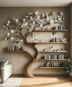 Bookcase Corner Shelf Shelves Gift Her