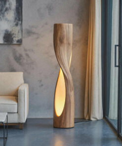 Artistic Twisted Floor Lamp For Bedroom Or Living Room