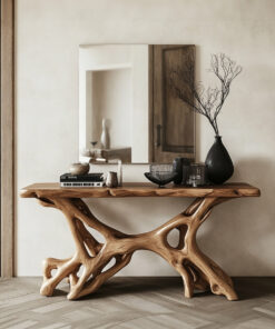 Rustic Console Table Handcrafted