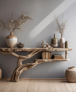 Wood Console Table Hallway Table Farmhouse Decor