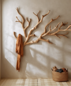 Custom Wood Coat Rack Driftwood Hanging Clothes