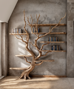 Tree Bookshelf Driftwood Branch Floating Bookshelf