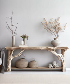 Decorative Console Table For Rustic And Modern Homes