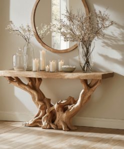 Farmhouse Console Table Home Decor
