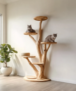 Rustic Tree Cat Tower Living Bedroom
