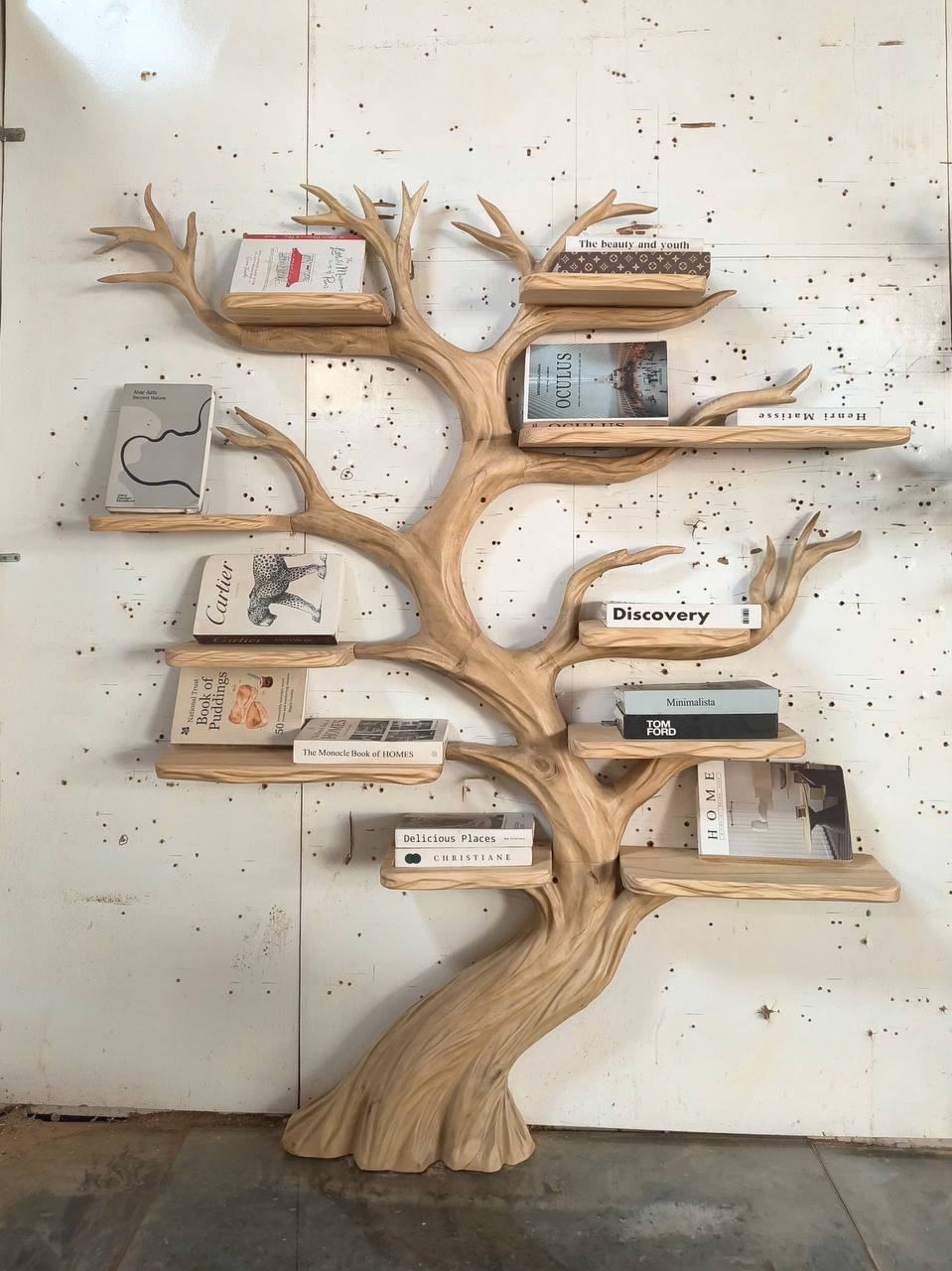 Rustic Tree Bookshelf - Image 5