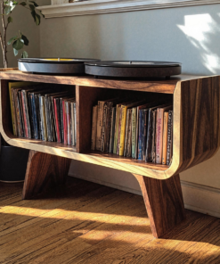Minimalist Record Player Stand For Living Room