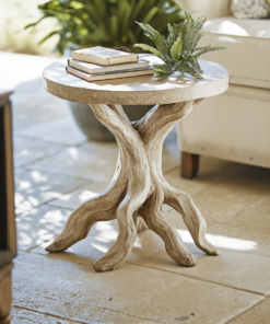 Farmhouse End Table Live Edge End Table Decor