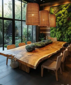 Walnut Dinning Table Decor Dining Room Art Farmhouse Gift