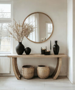 Woodworking Console Entryway Table Decor